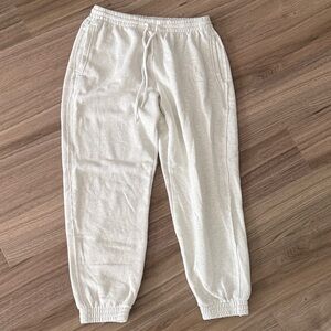 Aerie Cream Track Pants